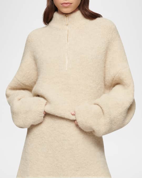 Boyd Boucle Half-Zip Sweater