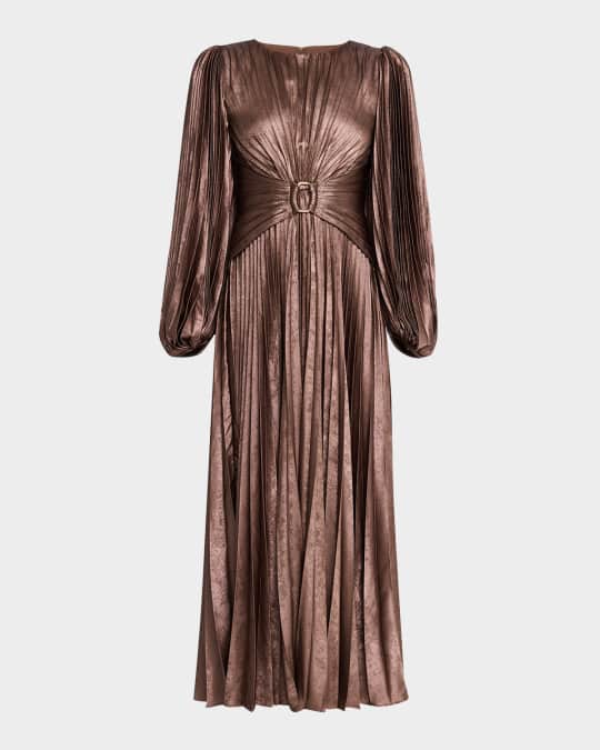 strapless open back dress 1979 halston couture gold lamé one shoulder grecian dress – persephone  vintage