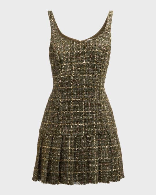 Randy ワンピースAsymmetry buckle tweed dress Veronica Beard Roxanne Tweed Button-Up Minidress | Nordstromrack