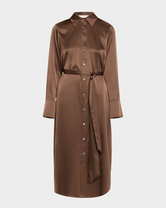 Victoria Silk Shirtdress