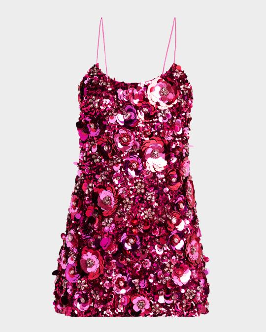 rutherford sequin mini dress LoveShackFancy Rutherford Sequined Mini Dress