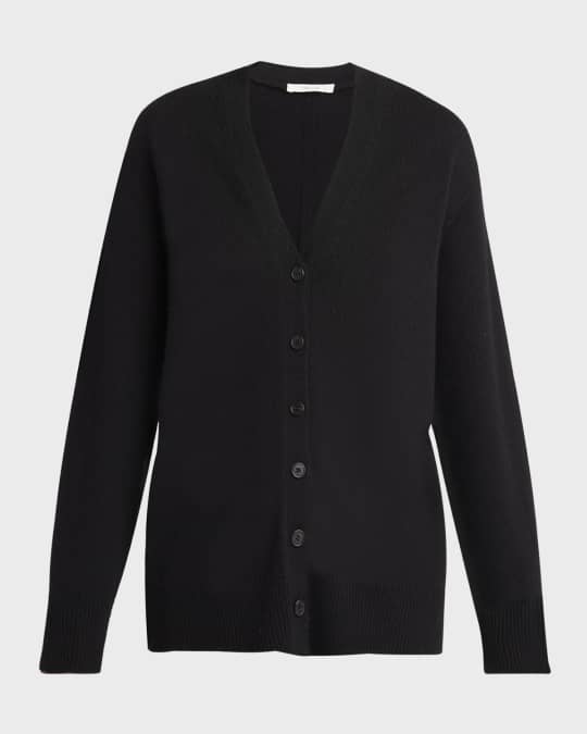 S*A様 The ROW ブラック カシミヤ ニット＆カーディガン S ウィメンズ セーター：Vネック、タートルネック、クルーネックニット