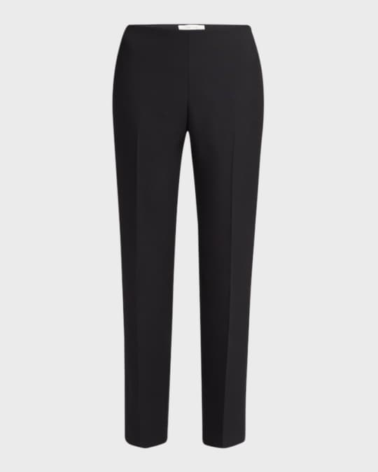 Vesco Straight-Leg Ankle Wool Pants