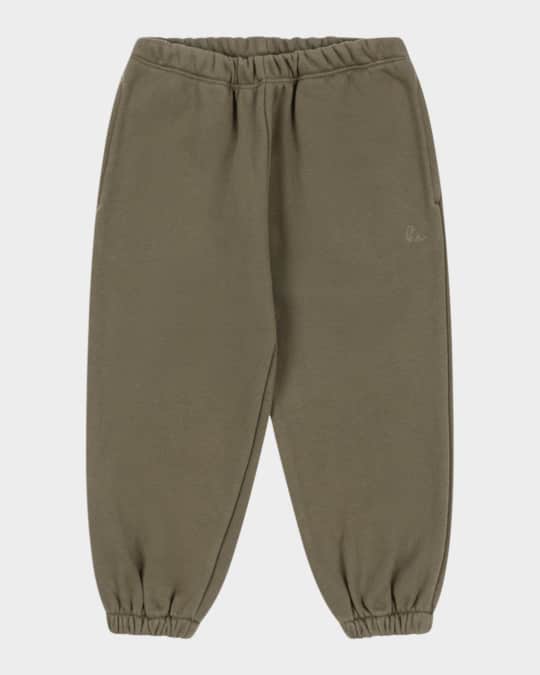 Boy's Lou Logo Embroidered Sweatpants, Size 12M-6
