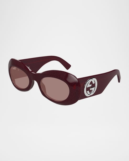 小物 Gucci Sunglasses Interlocking GG Gucci Interlocking GG Acetate Cat-Eye Sunglasses | Neiman Marcus