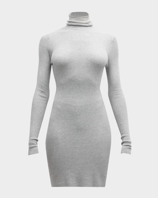 Chia Ribbed-Knit Turtleneck Sweater Dress main image 1
