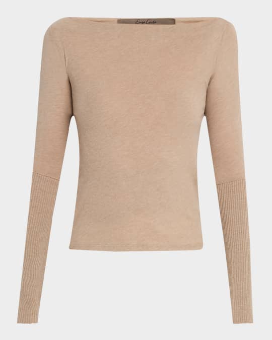Cashmere Long-Sleeve Top