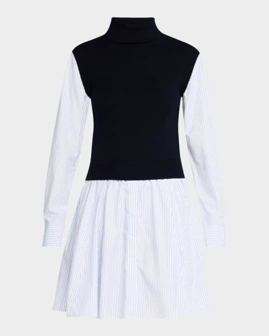 Cressida Mixed-Media Dress