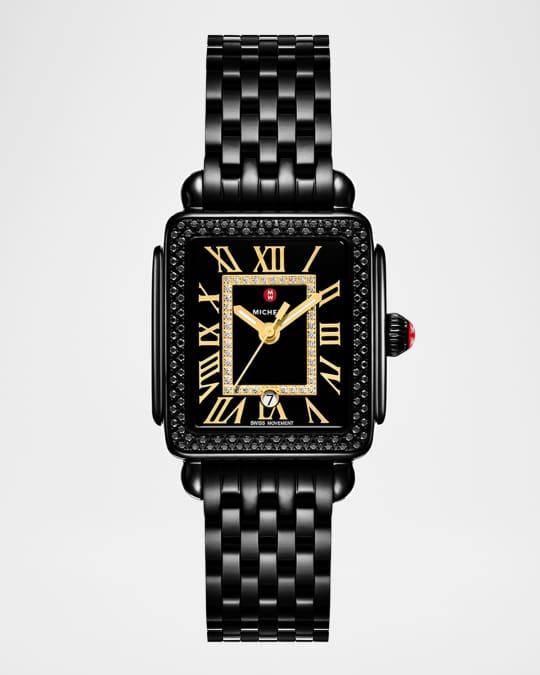 Deco Madison Noir Diamond Bracelet Watch