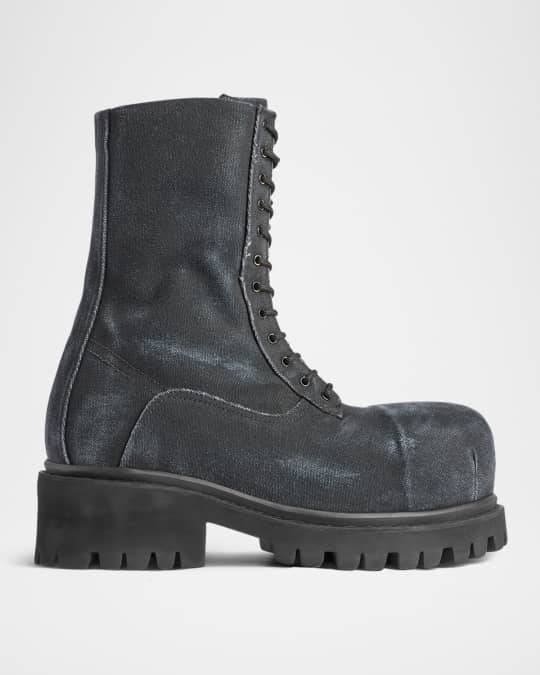 Men's Stomper Canvas Lace-Up Boots