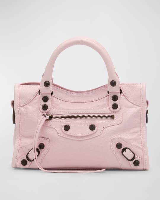 Balenciaga Le City Mini Leather Top-Handle Bag | Neiman Marcus