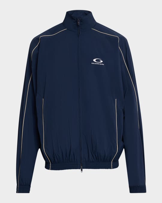 Balenciaga Men's Large Tracksuit Jacket | Neiman Marcus