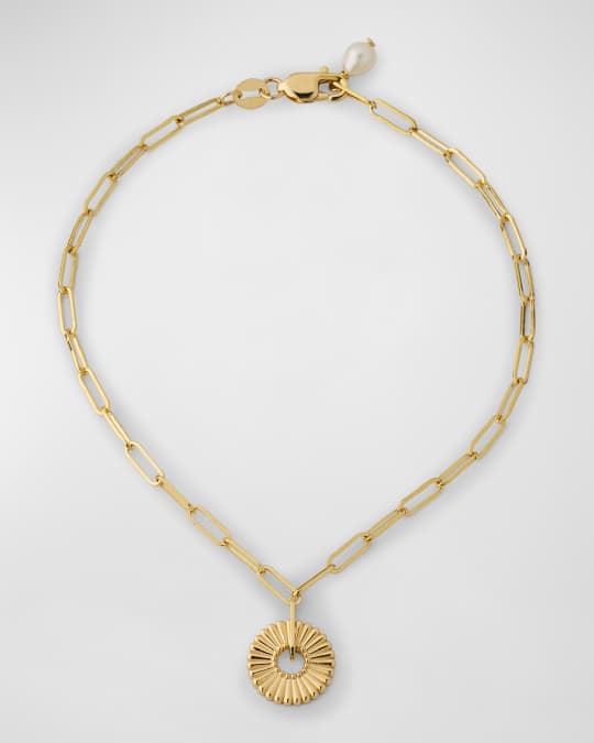 14K Yellow Gold Bloom Link Bracelet