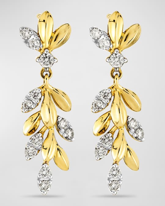 Secret Garden Diamond Drop Earrings