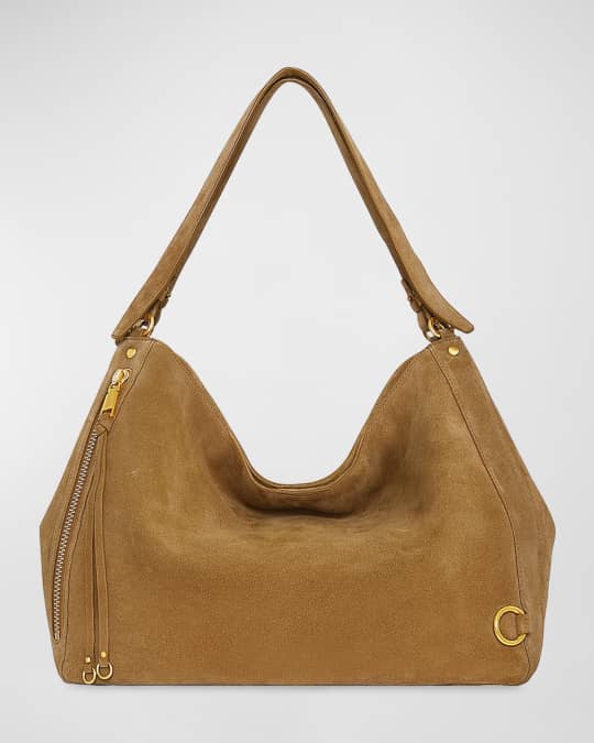 G Large Leather Shoulder Bag