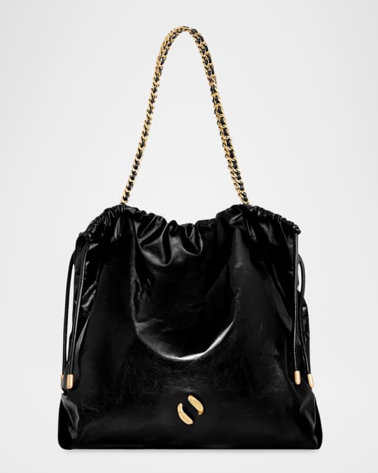 Large Flap Leather Shoulder Bag