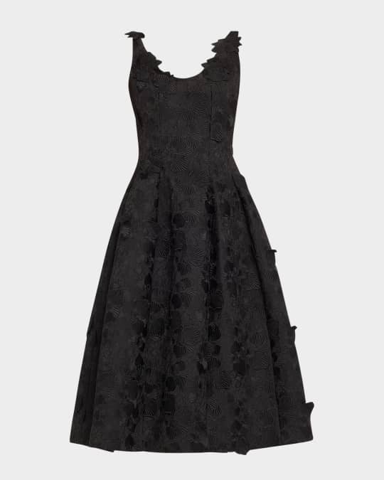 knee length dresses for ladies Misha Guipure Midi Dress