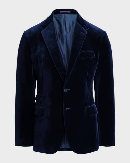 Men's Kent Hand-Tailored Velvet Dinner Jacket