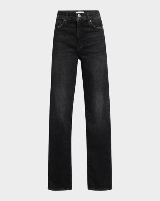 Le High Straight Long Jeans