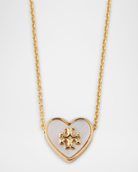Tory Burch Kira Heart Pendant Necklace | Neiman Marcus