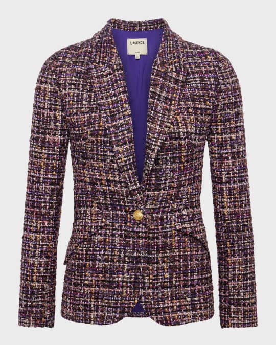 【L'AGENCE】chamberlain tweed ブレザー L'Agence Chamberlain Tweed Blazer | Neiman Marcus