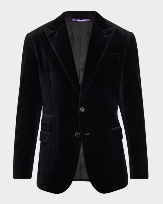 Ralph Lauren Purple Label Men's Kent Hand-Tailored Velvet Dinner