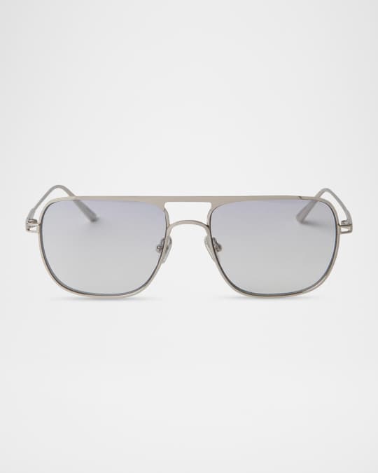 Elisa Johnson Jane Metal Aviator Sunglasses | Neiman Marcus