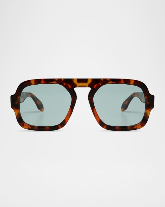 Jane Polarized Acetate Aviator Sunglasses