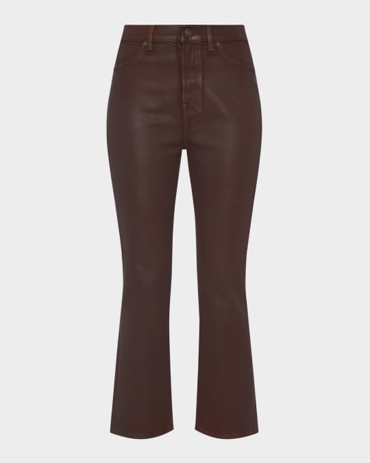 High-Rise Slim Kick Jeans