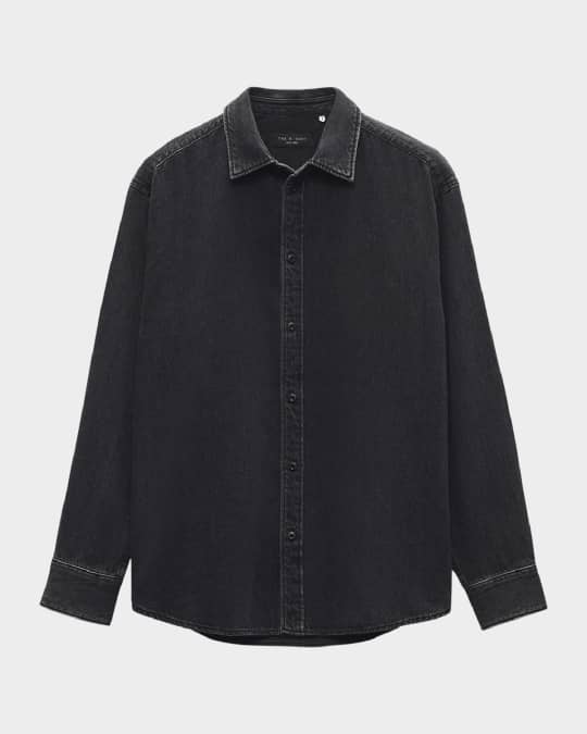 Men's Matthew Denim Button-Down Shirt