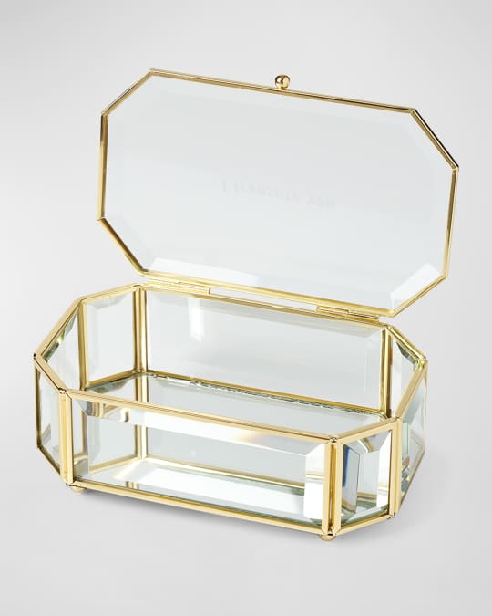 Treasured Glass Jewelry Box