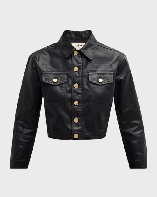 【L'AGENCE】国内発送★Koda Crop Jacket L'Agence Koda Cropped Jacket | Neiman Marcus