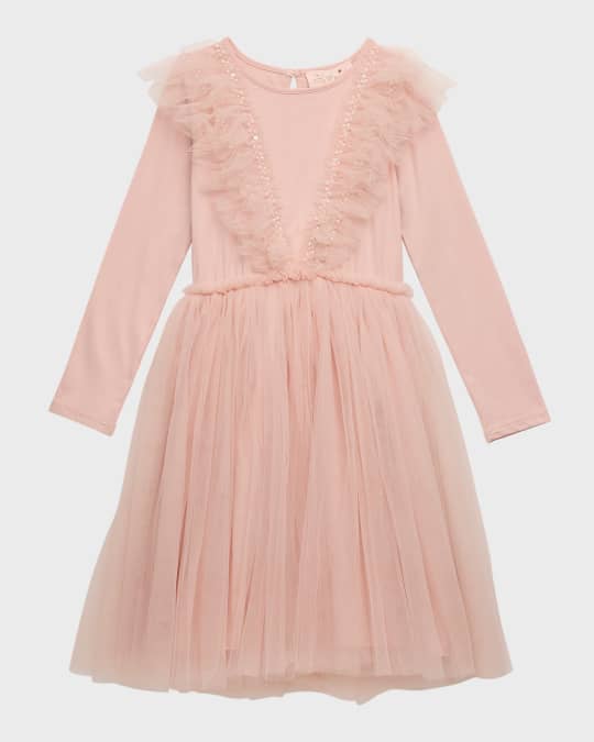 Girl's Tiny Dancer Combo Tutu Dress, Size 2-11