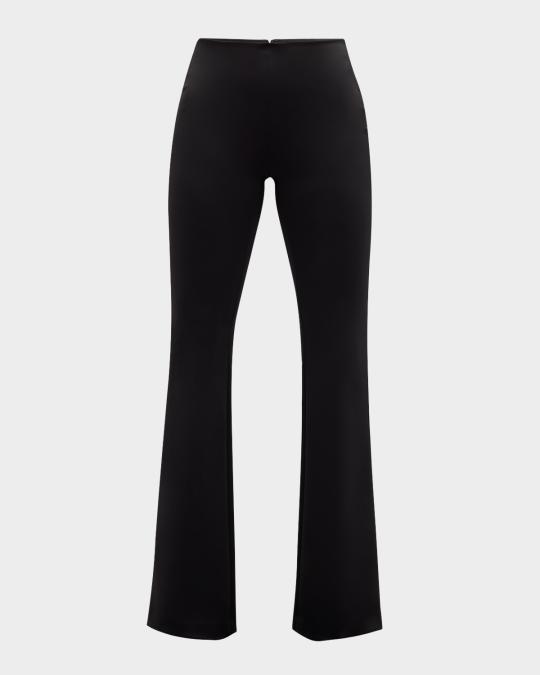 ALICE + OLIVIA RMP Back Zip Bootcut Pants | Neiman Marcus