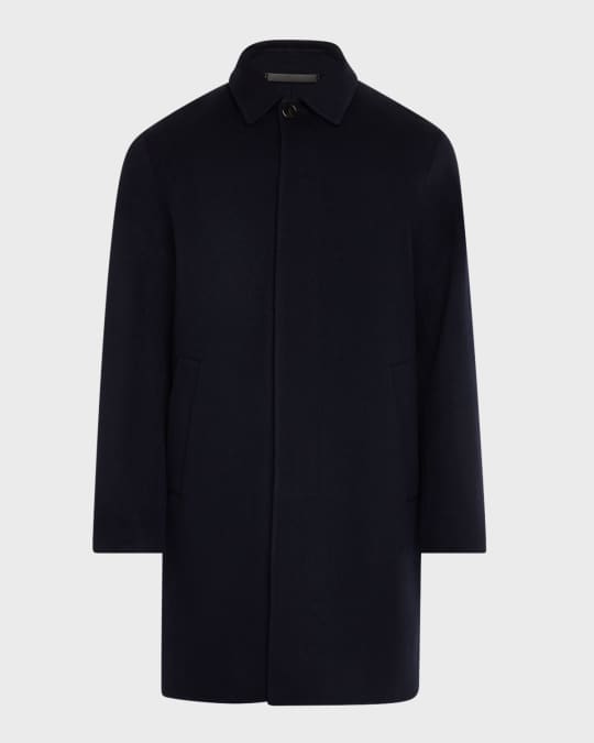 Men's Car Coat in Luxe New Divide