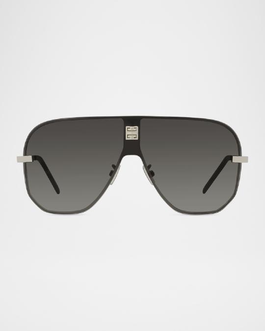 Givenchy 4GEM Metal Aviator Sunglasses | Neiman Marcus display picture 2