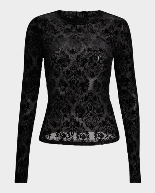Chelle Lace Long-Sleeve Top