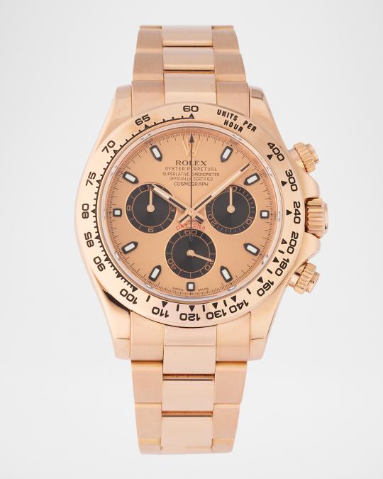 Vintage Watches Rolex 18K Rose Gold Oyster Perpetual Cosmograph Daytona ...