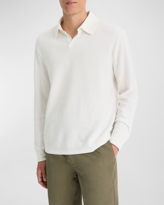 Men's Chunky Waffle Henley Shirt