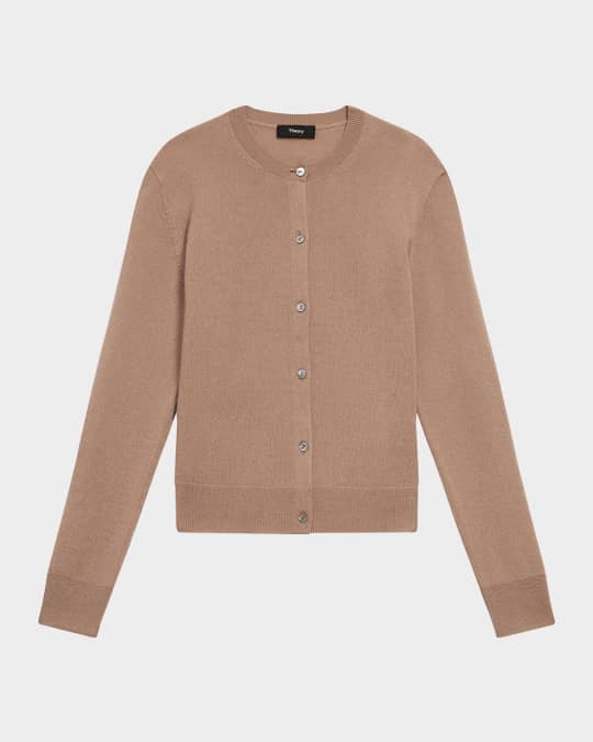 Theory Cashmere Cropped Cardigan Sweater | Neiman Marcus Theory Cashmere Cropped Cardigan Sweater | Neiman Marcus