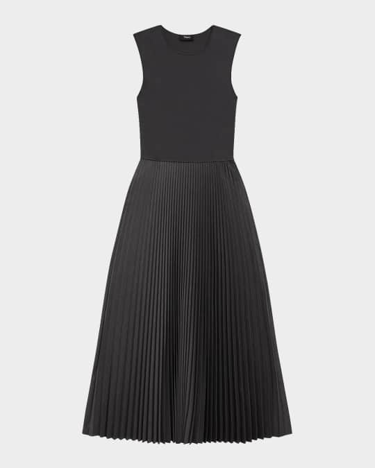 theory knit combo dress Theory Utility Knit Combo Wool Dress