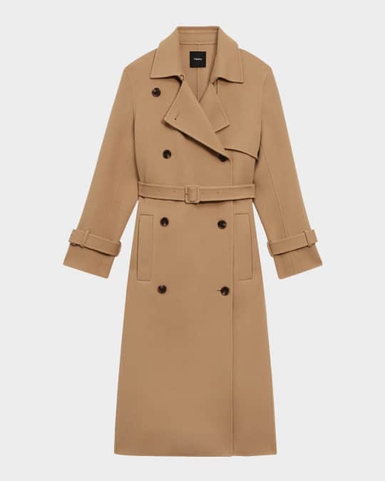 2025年新作アイテムが続々登場 Theory Marcus Neiman | Coat Trench Wool Double-Face Divide New ジャケット・アウター