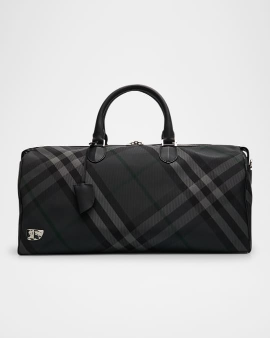 Men's Grid Duffel Bag