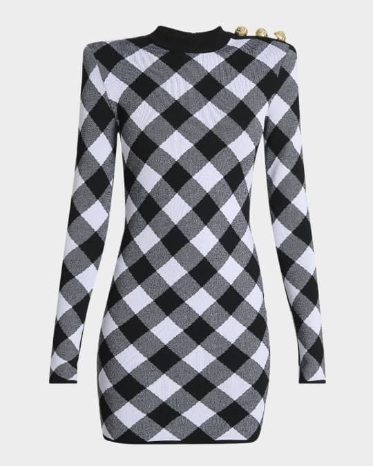 Balmain diamond dress outlet