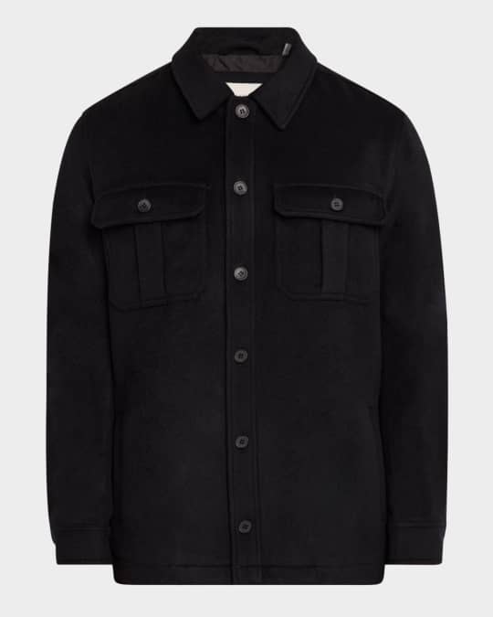 Men's Wool-Blend Overshirt