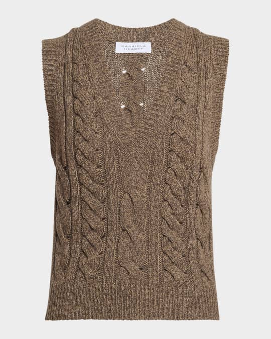 GABRIELA HEARST ニット GABRIELA HEARST Ithaca crocheted wool and silk-blend Henley top