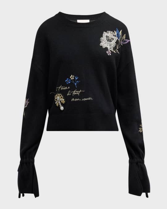Heritage Patch Tasha Pullover Sweater