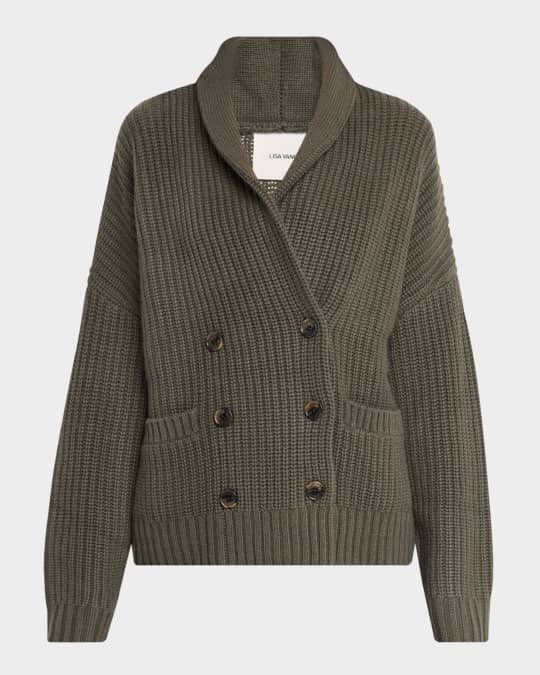 【関税込み】LISA YANG オフホワイト Annalike カーディガン Lisa Yang Annalike Double-Breasted Cashmere Cardigan