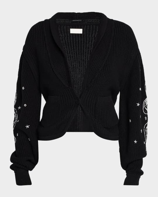 The Puff-Sleeve Cardigan 