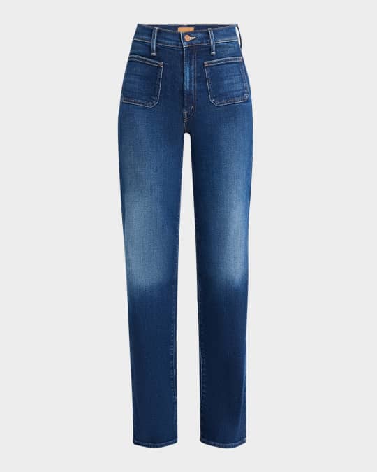The Patch Pocket Rambler Zip Sneak Jeans